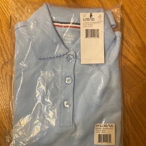 Girl’s Polo School Uniform shirt size 10/12 in the color blue